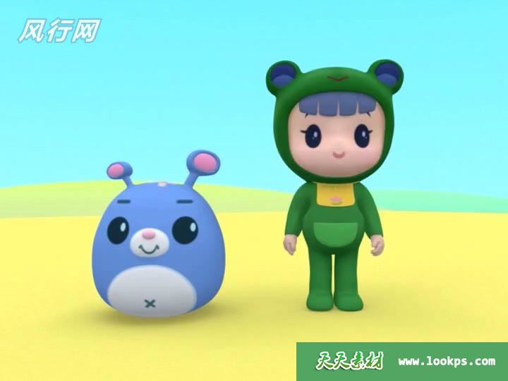 0-5岁低幼儿童3d动画片 rubiyoyo动漫下载-天天素材网
