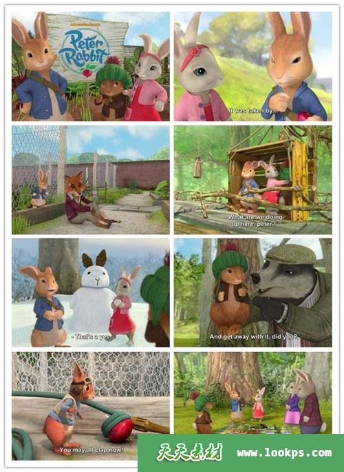 彼得兔情节图 彼得兔情节图