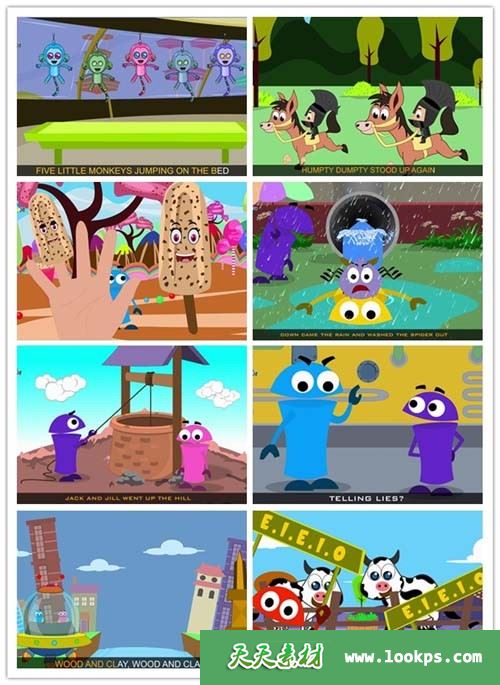 Kiddybots儿童英语儿歌动画 Kiddybots儿童英语儿歌动画