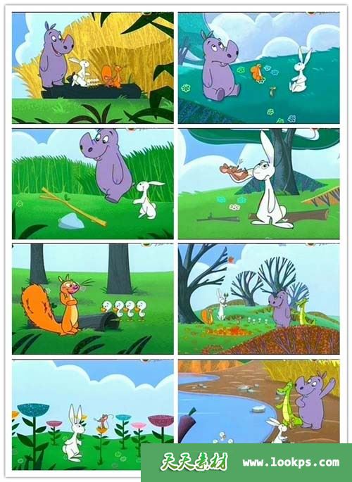 我的兔子朋友动画情节图