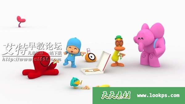 儿童启蒙动画片《小P优优 POCOYO》英文版1-4季全182集下载