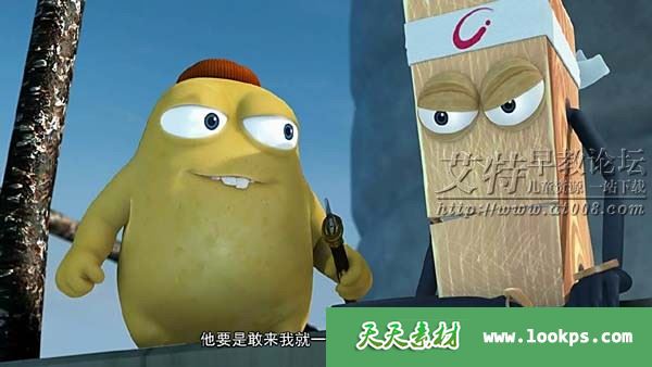 儿童搞笑武侠动画片《土豆侠之筷子英雄》全26集下载
