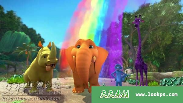 亲子搞笑动画片《爆笑丛林》1-5季全65集下载