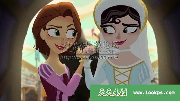 《魔发公主/长发公主 Tangled The Series》英文动画片TV版1-3季共51集下载