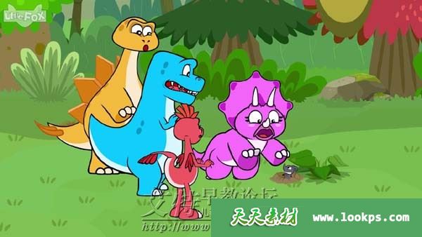 Little Fox英语动画片《Dino Buddies 小恐龙朋友们》全44集下载
