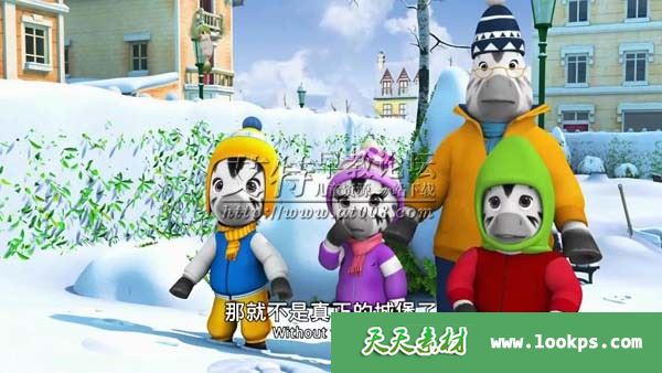 法国亲子益智动画片《斑马小卓 Zou》英文版全104集下载